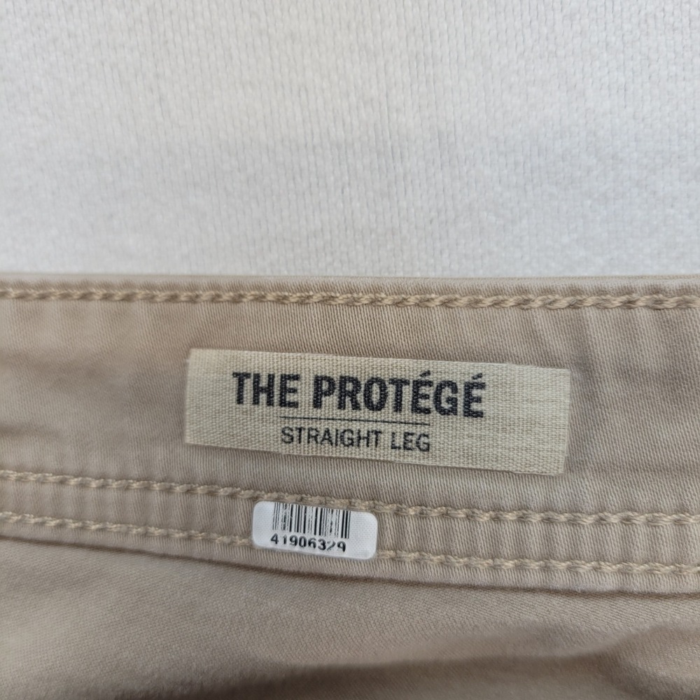 AG Adriano Goldschmied The Protege Pants Mens 36x31* Tan Straight Leg Khaki USA - Picture 6 of 12